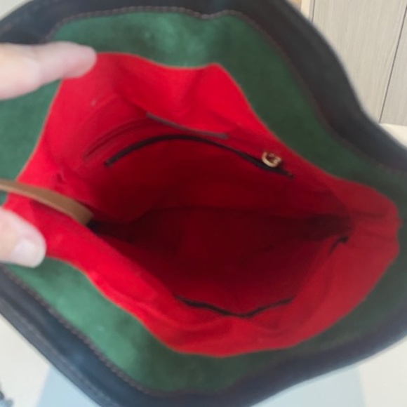 Dooney & Bourke Florentine Dark Brown Medium Toggle Shoulder Bag - Picture 5 of 9